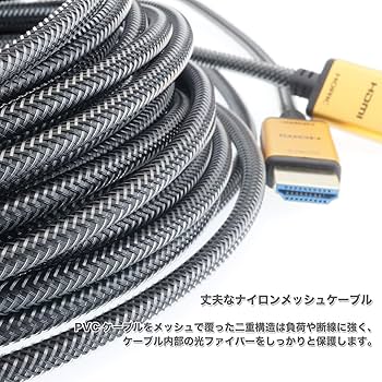 ホーリック 光ファイバー プレミアムハイスピードHDMIケーブル 30m Amazon.co.jp: ホーリック 光ファイバー プレミアムハイスピード